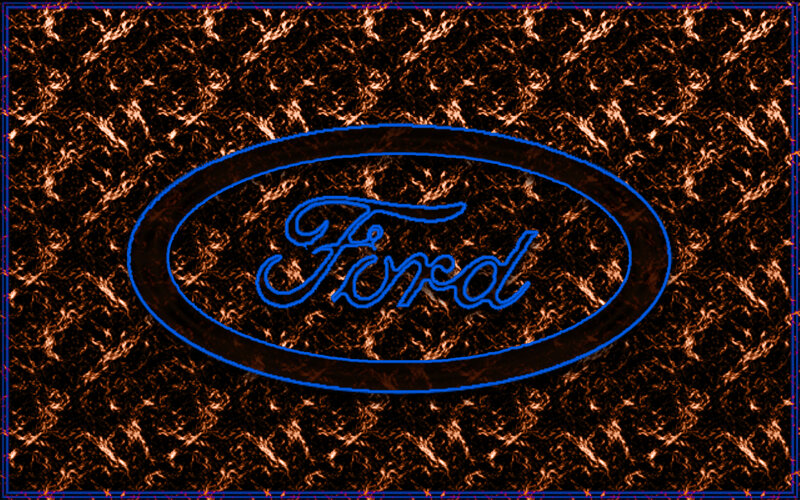 Ford logo on textured background