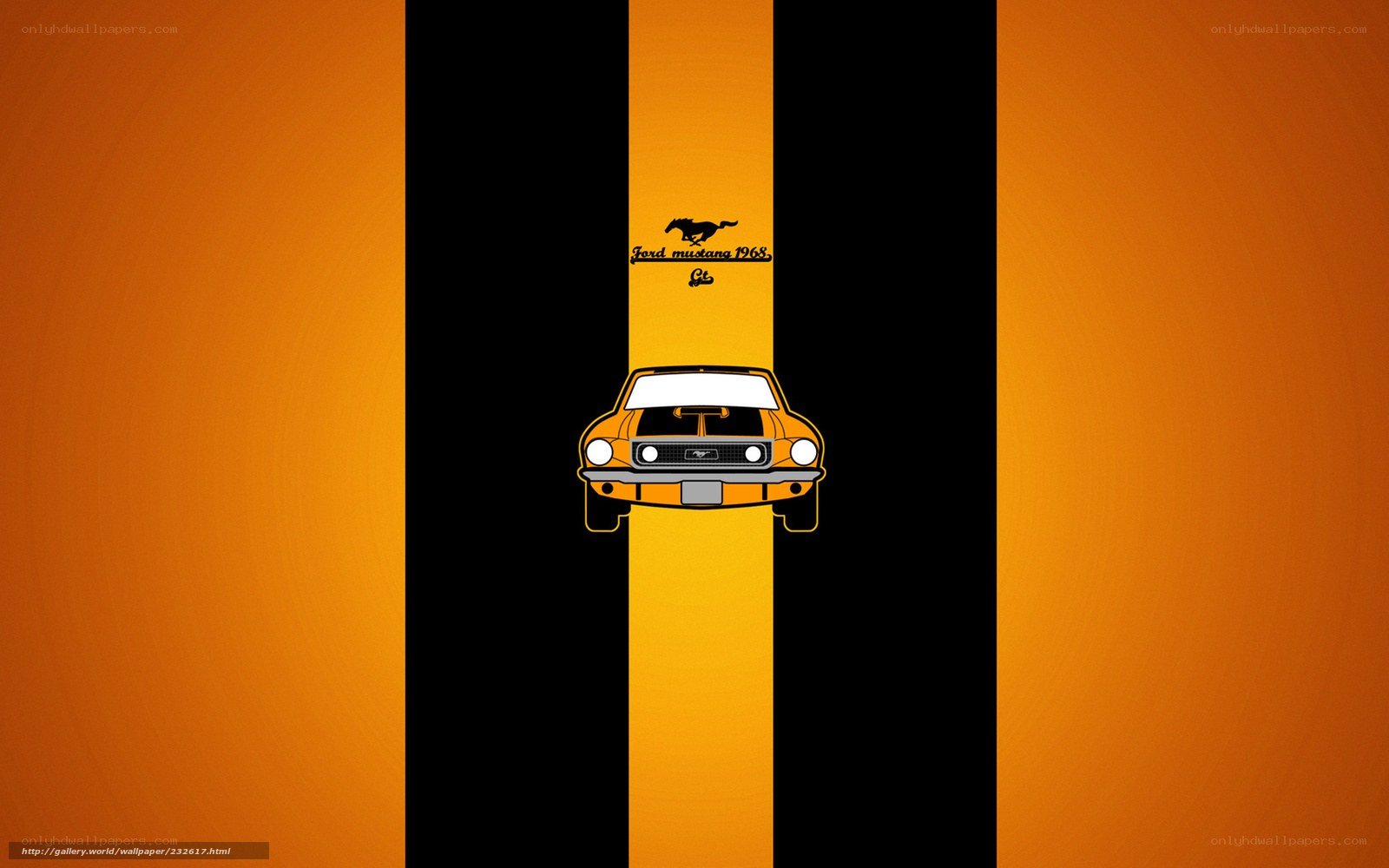 Ford Mustang 1968 GT wallpaper