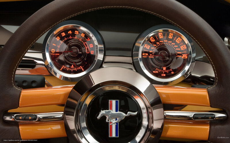 Ford Mustang Dashboard — Brown
