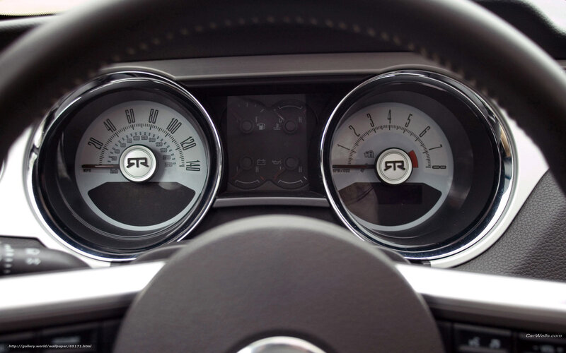 Ford Mustang dashboard close-up