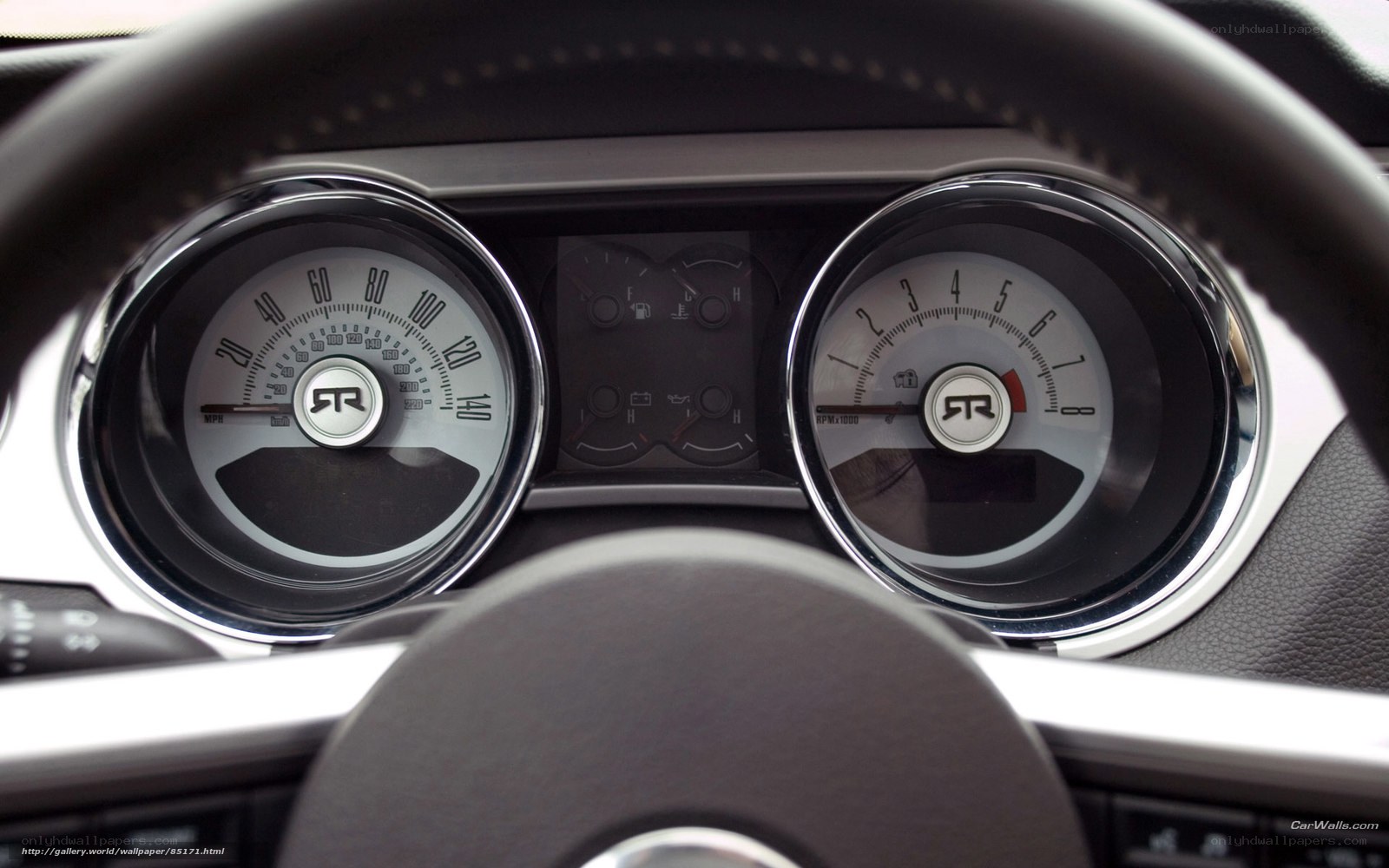 Ford Mustang dashboard close-up