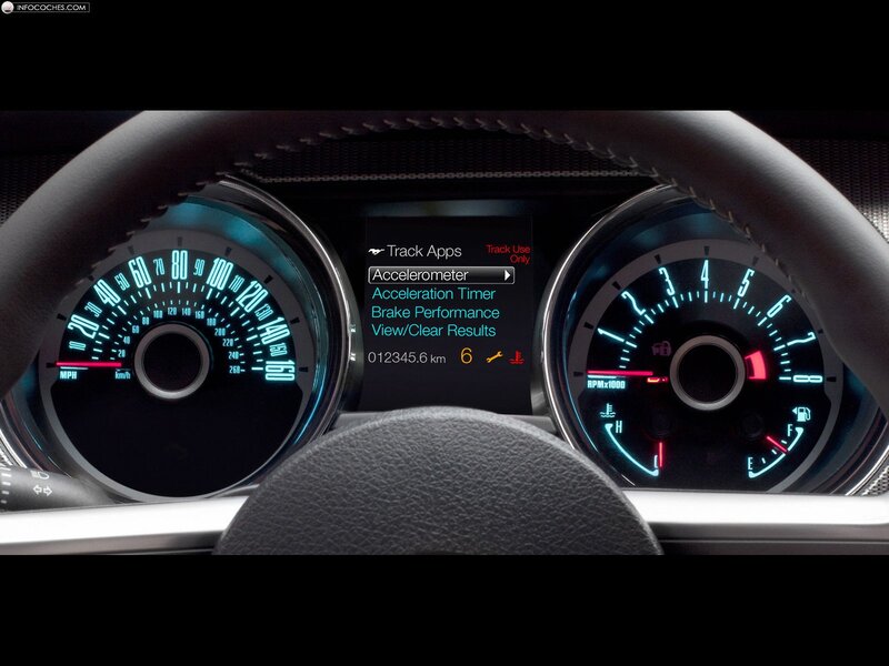 Ford Mustang dashboard display