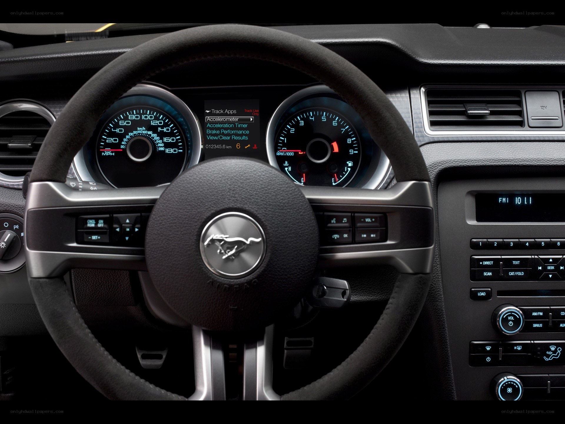 Ford Mustang dashboard interior
