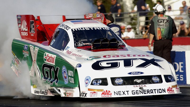 Ford Mustang drag racing car