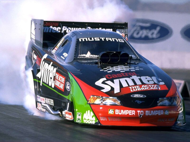 Ford Mustang drag racing car