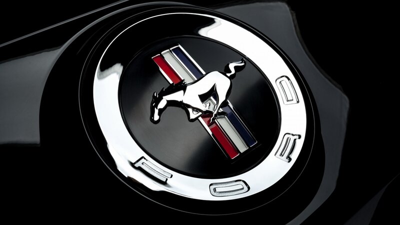 Ford Mustang Emblem — Black