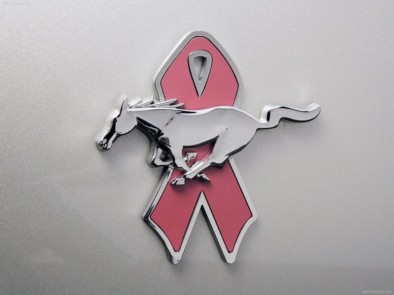 Ford Mustang Emblem — Silver