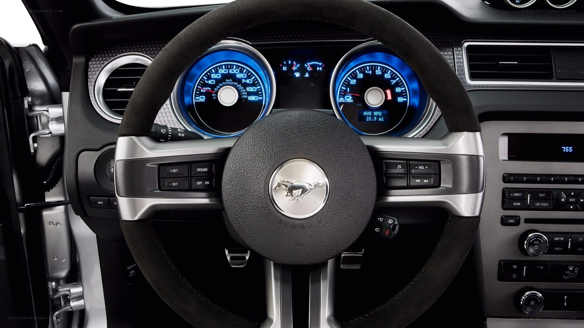 Ford Mustang interior dashboard