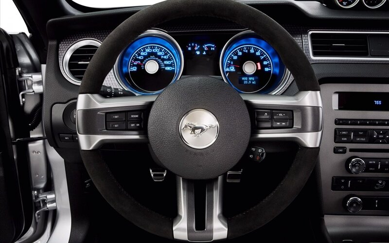 Ford Mustang interior dashboard