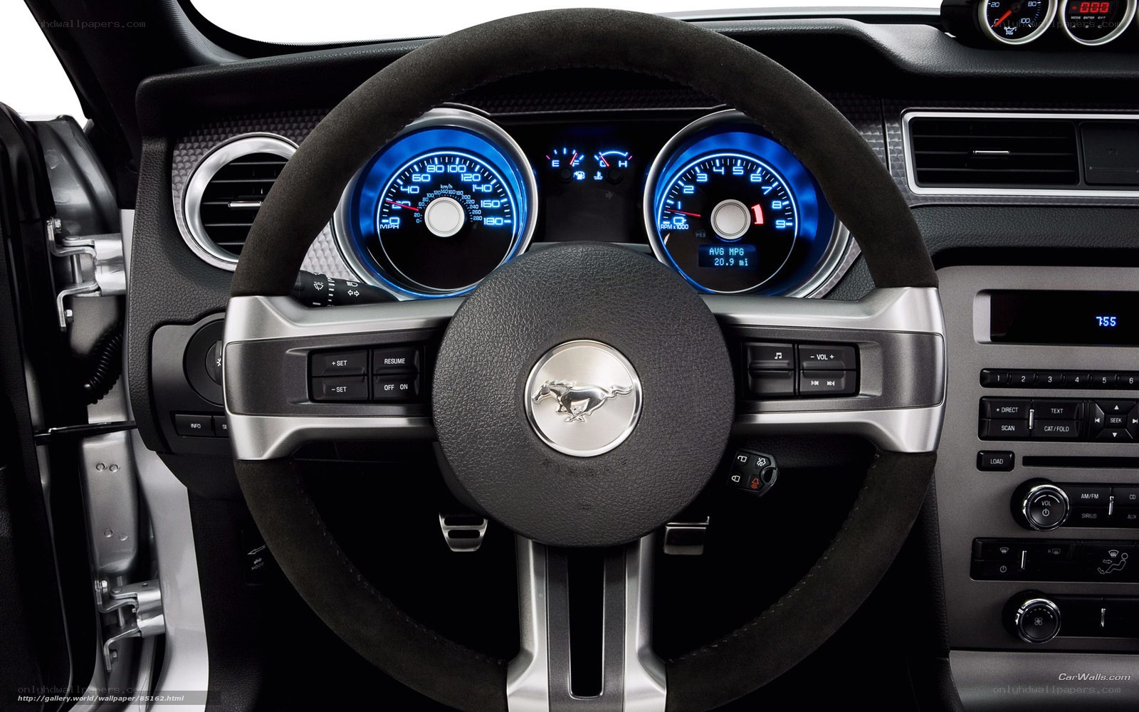 Ford Mustang interior dashboard