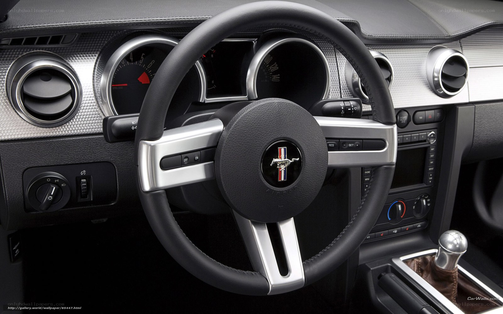 Ford Mustang interior dashboard
