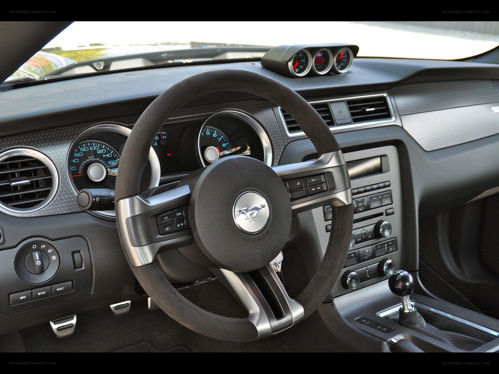 Ford Mustang interior dashboard