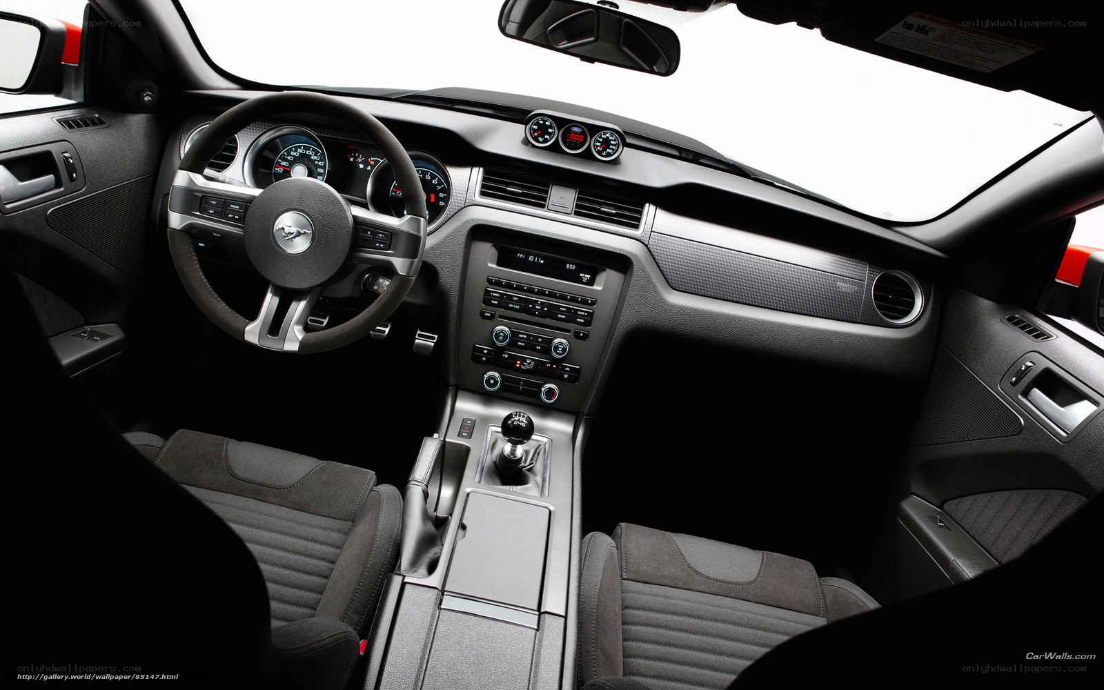 Ford Mustang interior dashboard