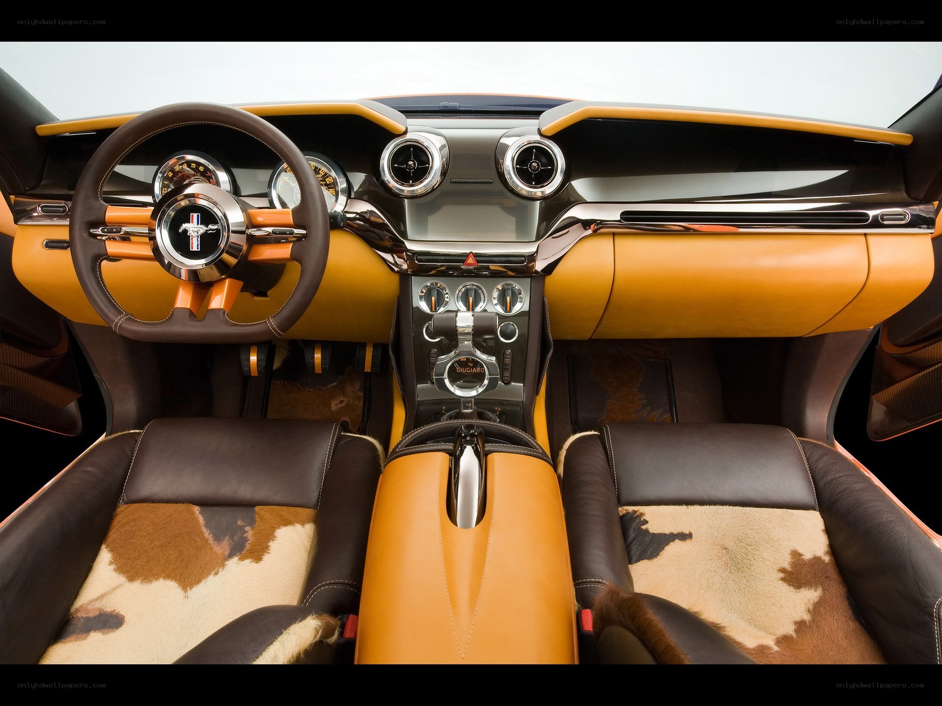 Ford Mustang interior design