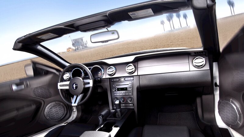 Ford Mustang interior view