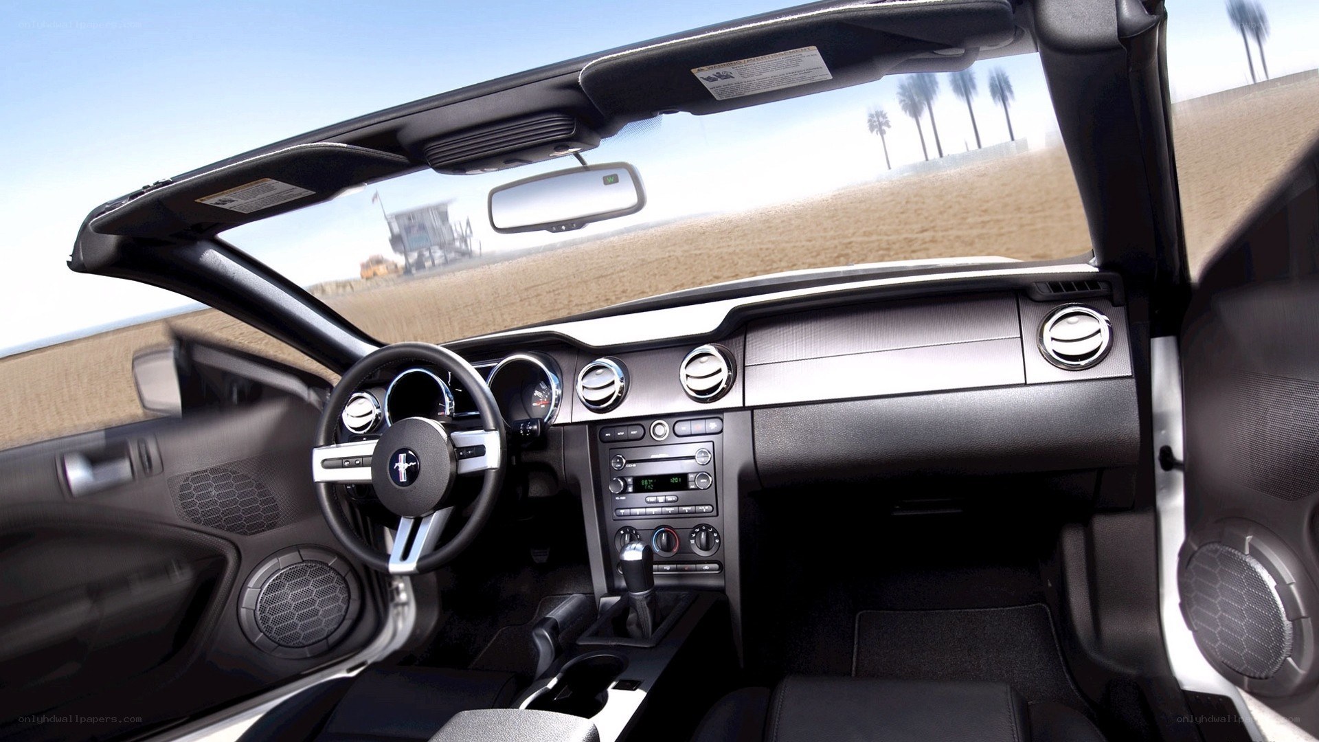 Ford Mustang interior view