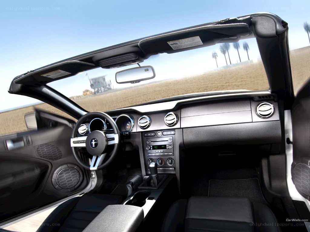 Ford Mustang interior view