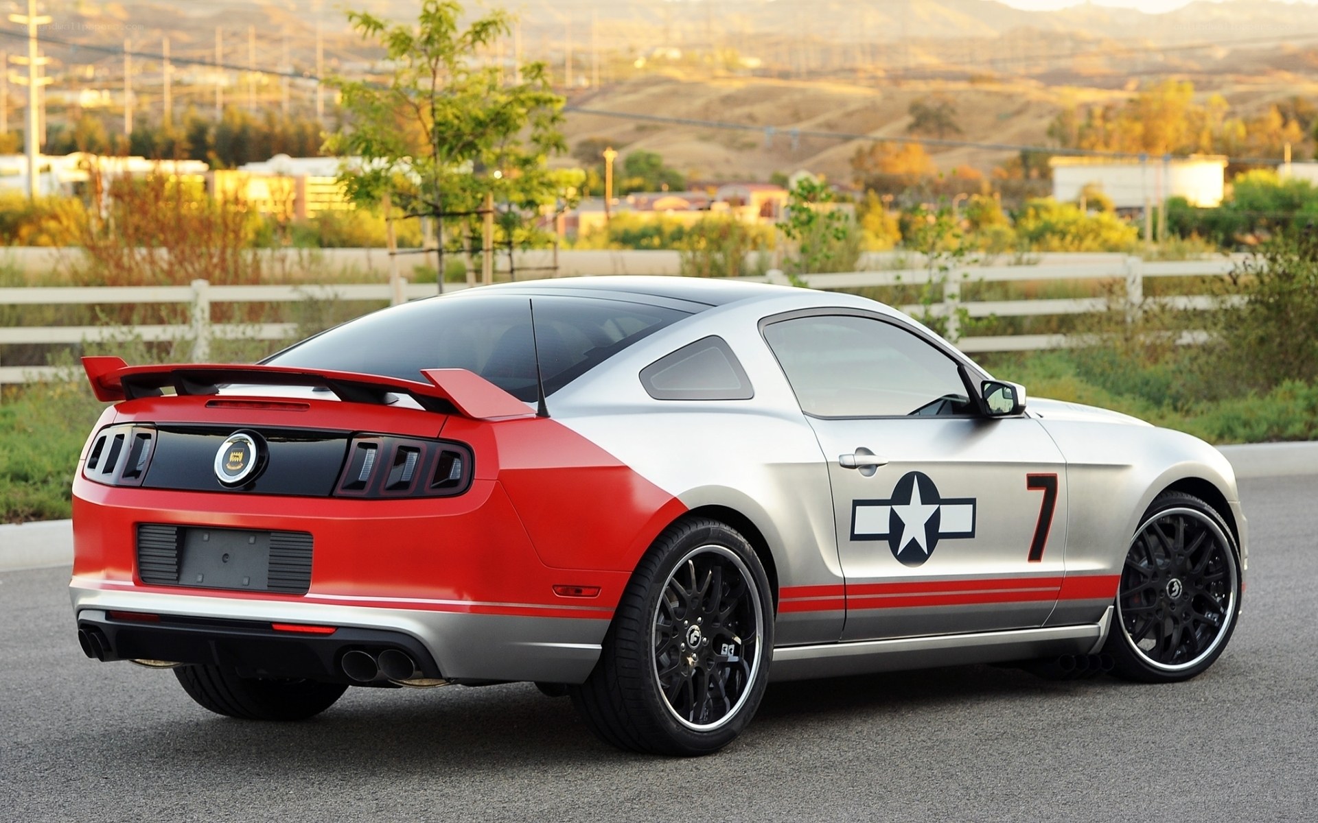 Ford Mustang race car