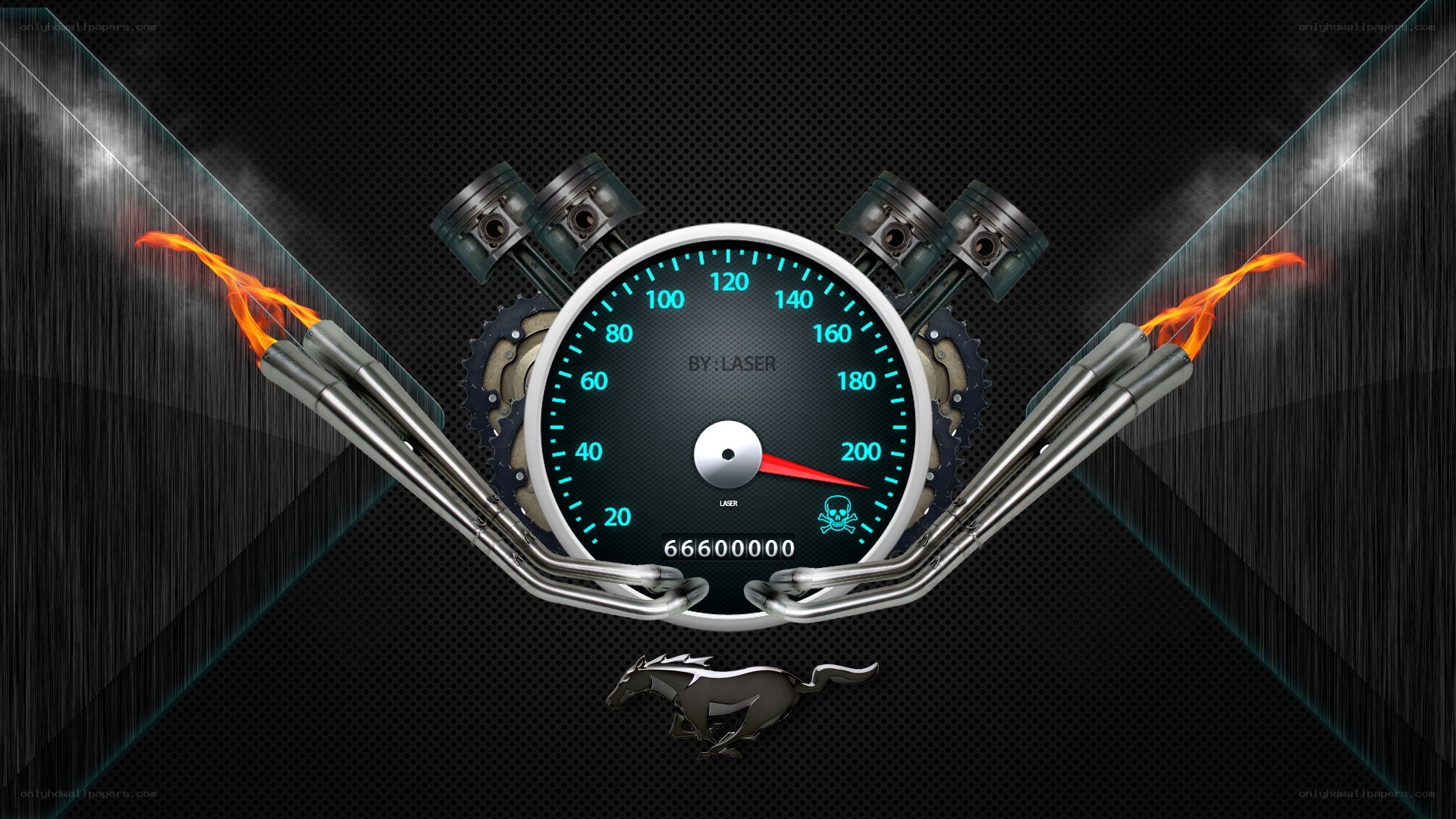 Ford Mustang speedometer design