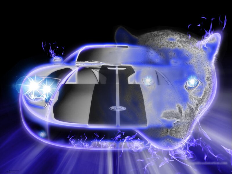 Ford Mustang with Panther Design