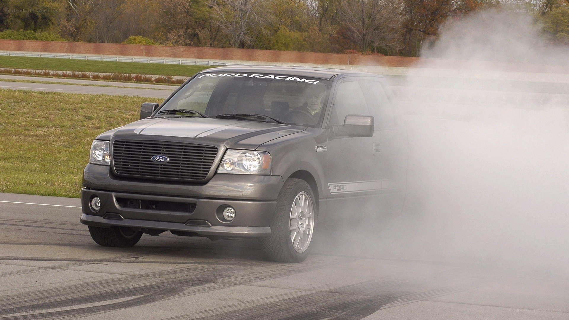 Ford Racing truck drifting