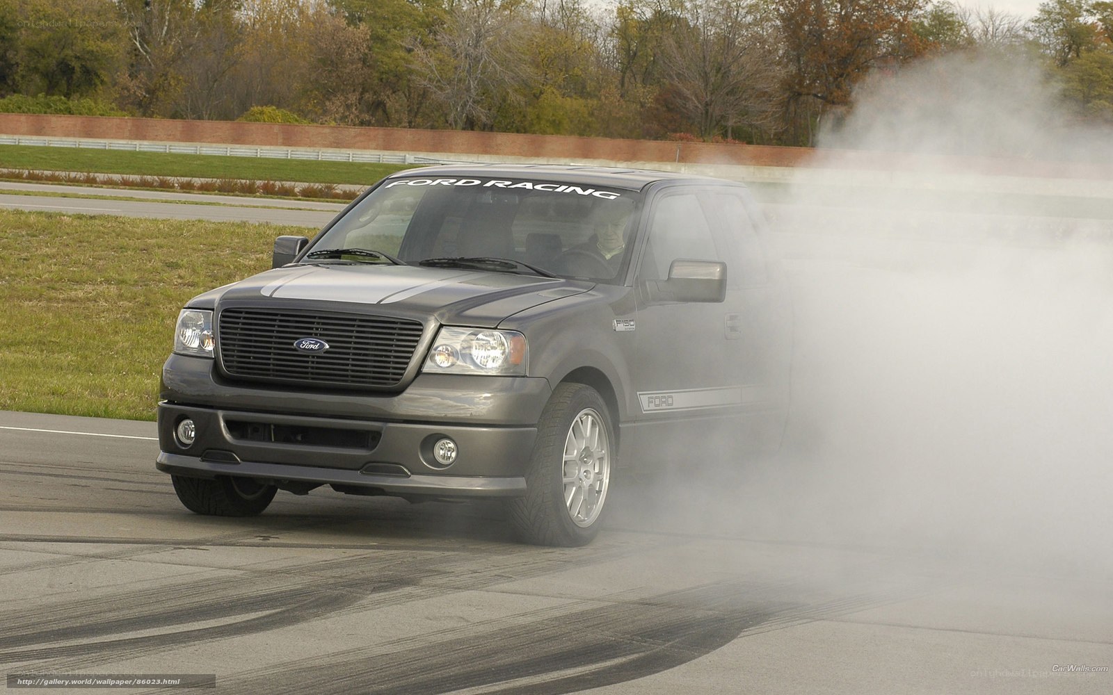 Ford Racing truck drifting