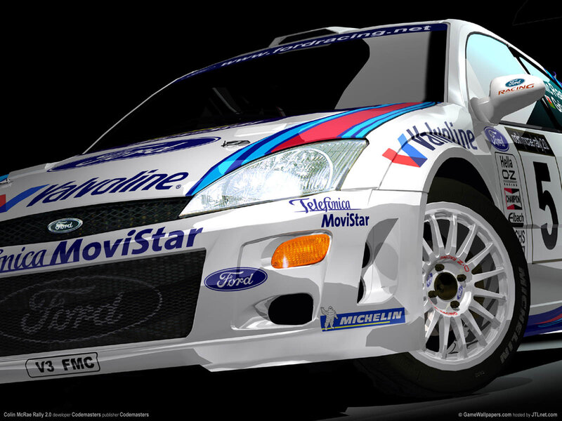 Ford rally car in Valvoline livery
