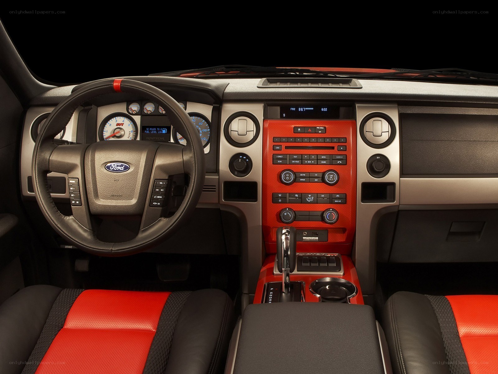 Ford Raptor interior dashboard