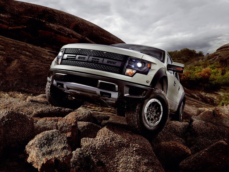 Ford Raptor off-roading