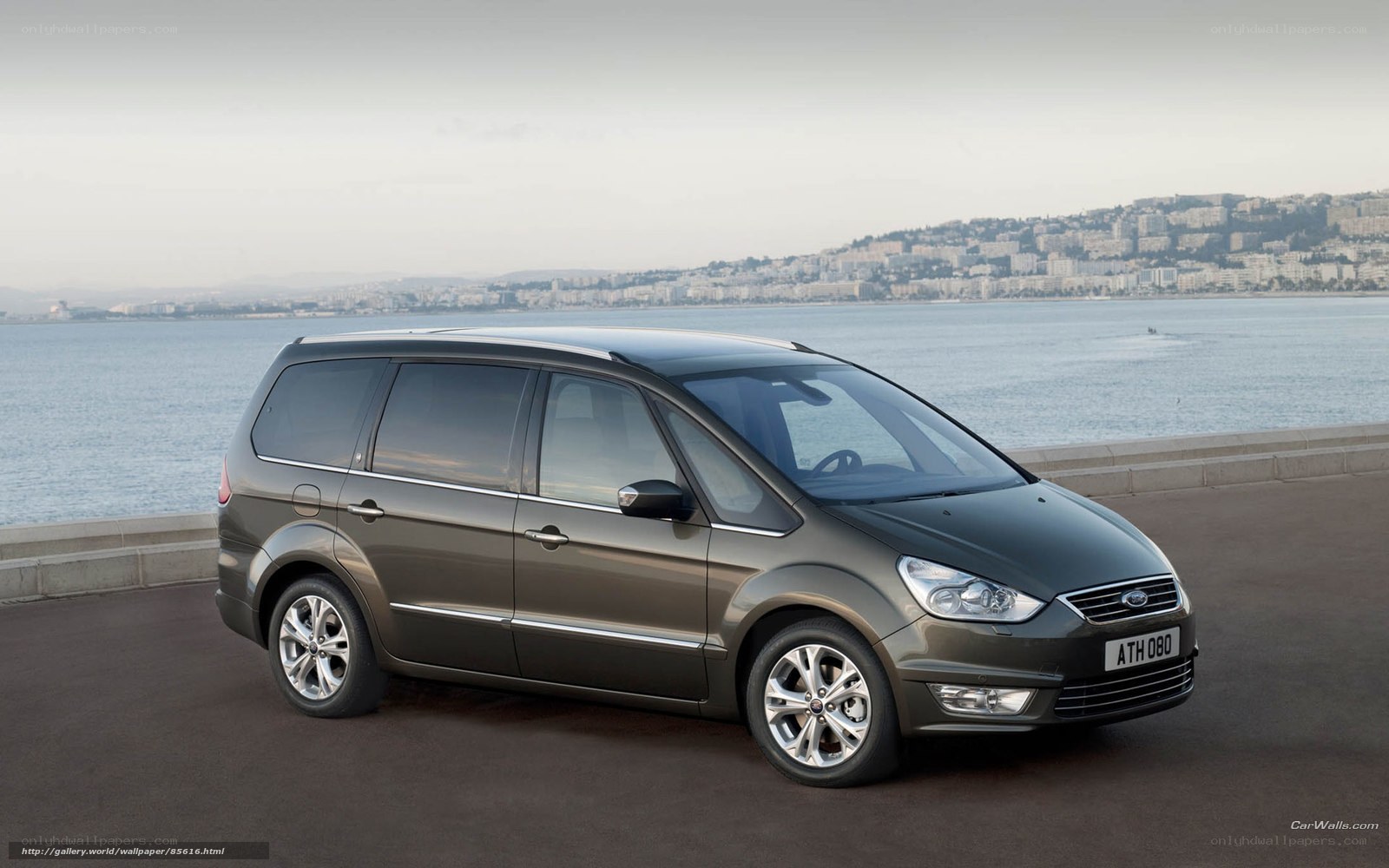 Ford S-Max by the sea