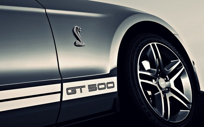 Ford Shelby GT500 side profile
