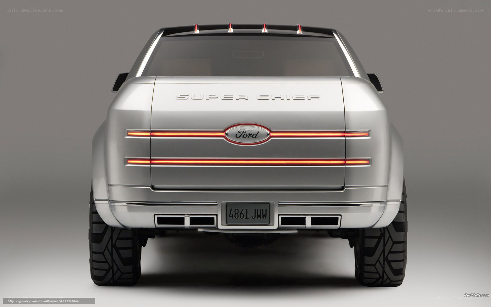 Ford Super Chief concept rear view