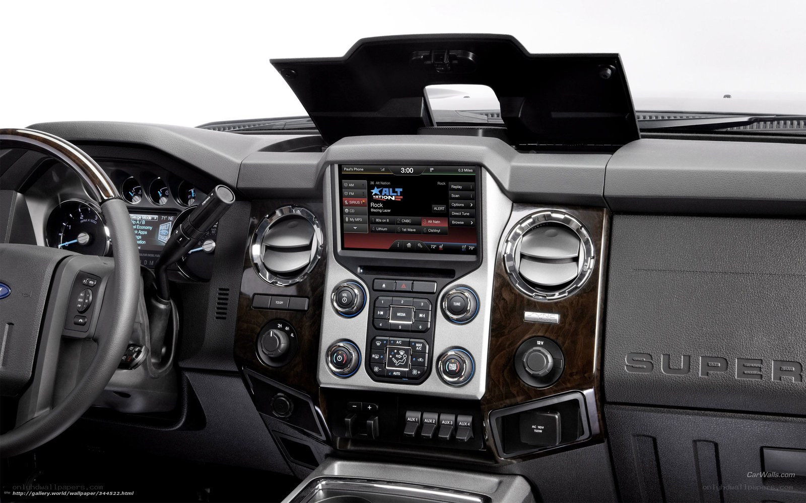 Ford Super Duty interior dashboard