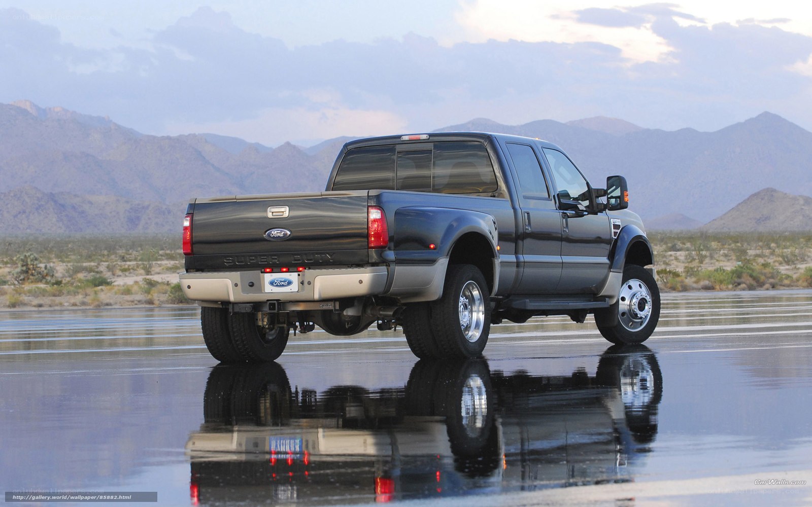 Ford Super Duty truck in desert