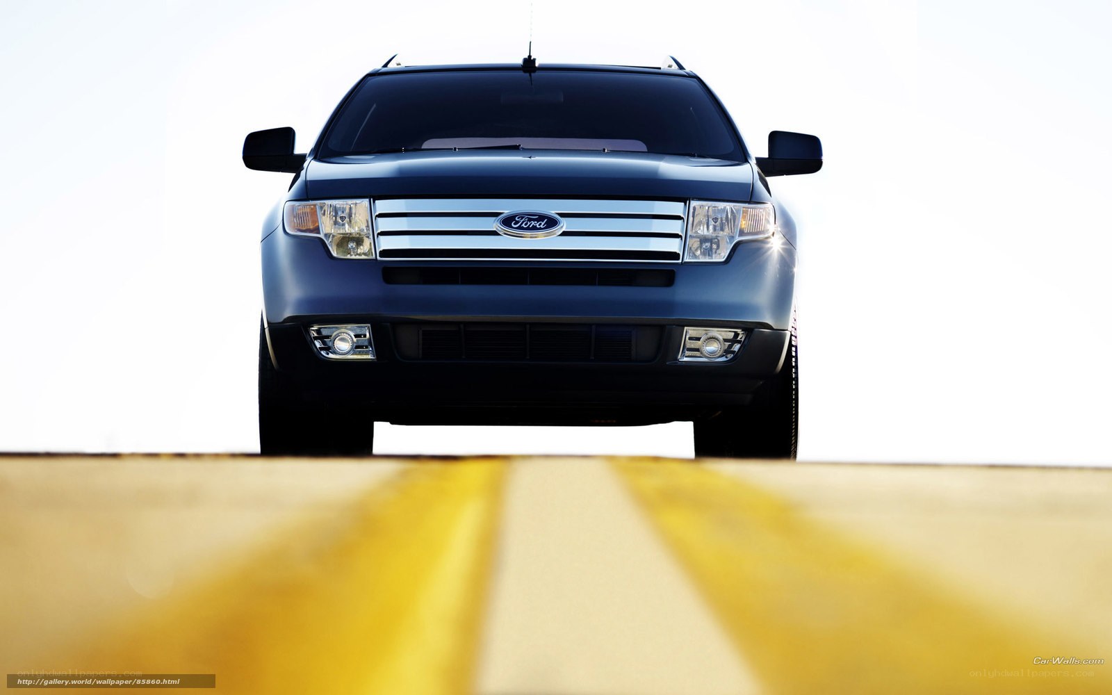Ford SUV on a road