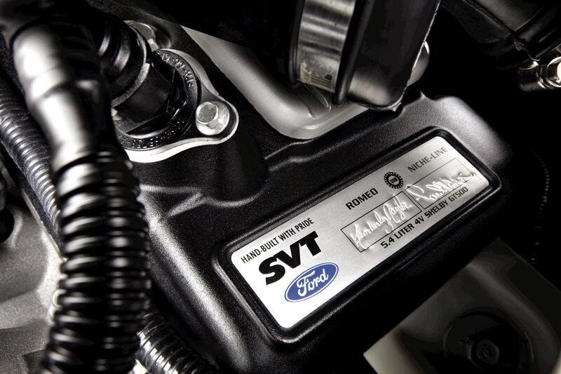 Ford SVT engine badge