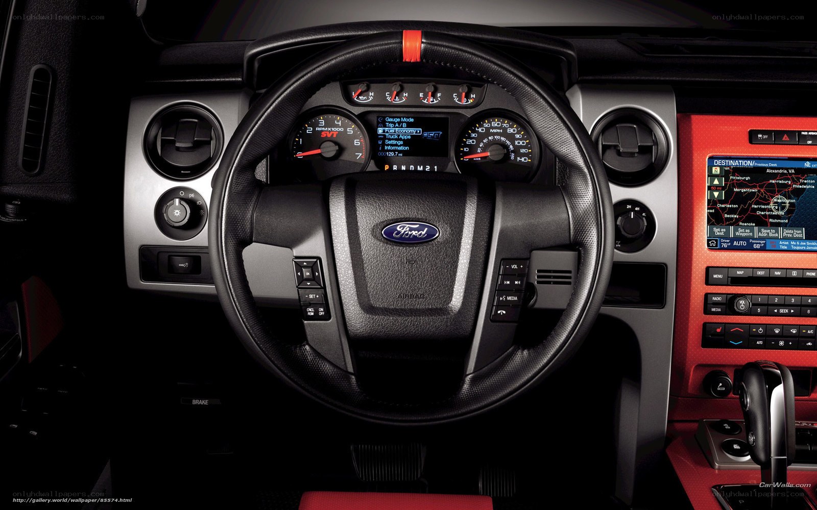 Ford SVT interior dashboard