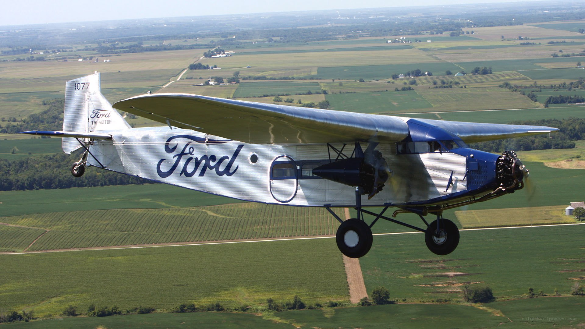 Ford Trimotor in flight