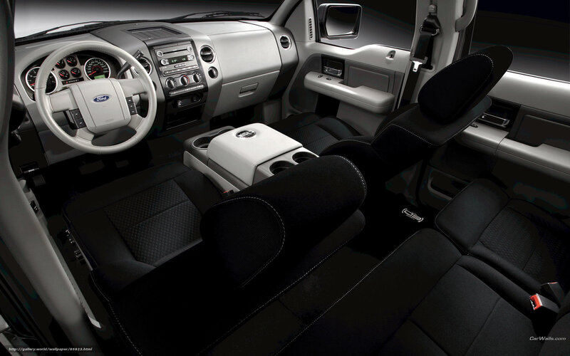 Ford truck interior dashboard