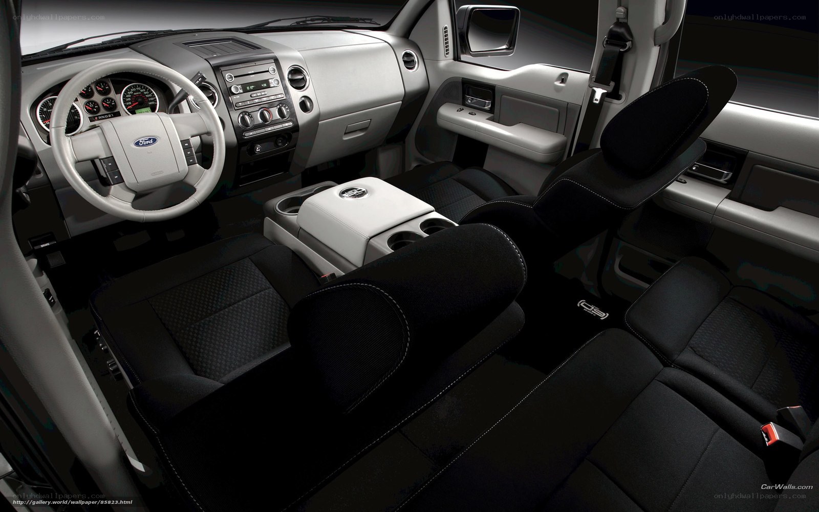Ford truck interior dashboard