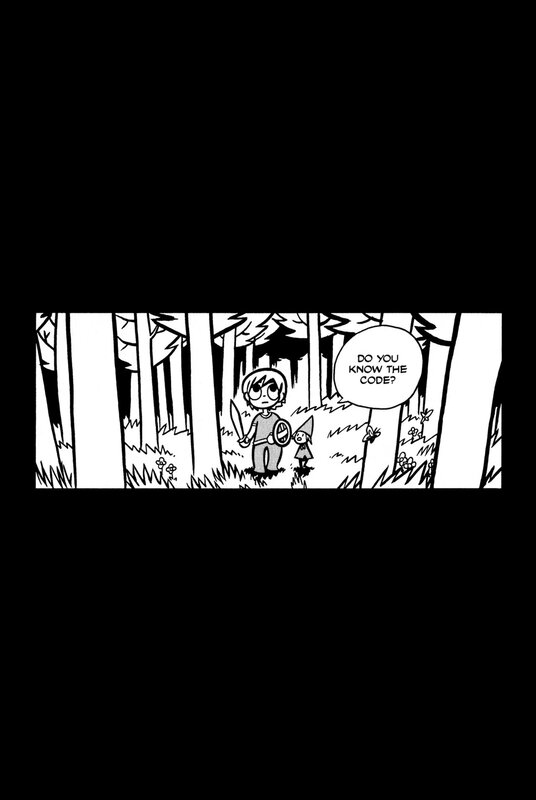 forest adventure comic panel