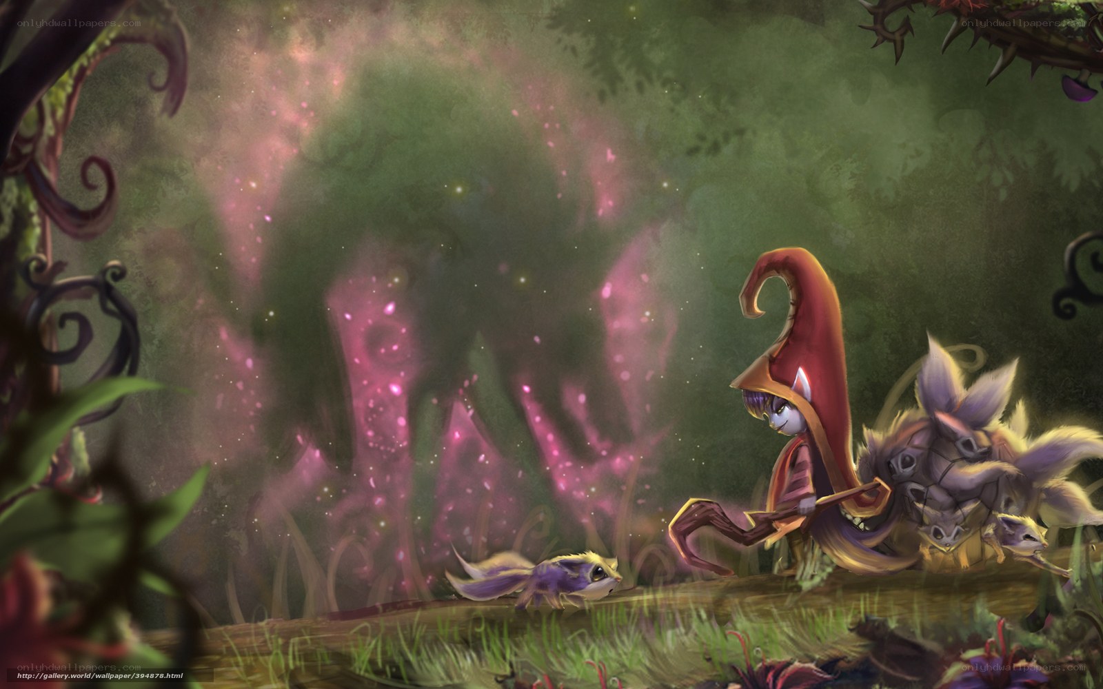 Forest adventure with magical creatures