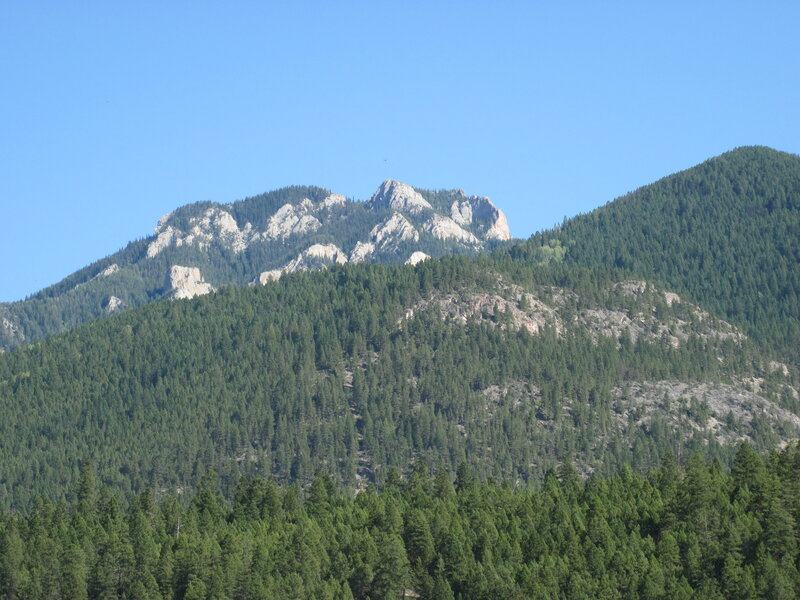 Forest-covered Mountain — Green, Serene, Afternoon, Photograph