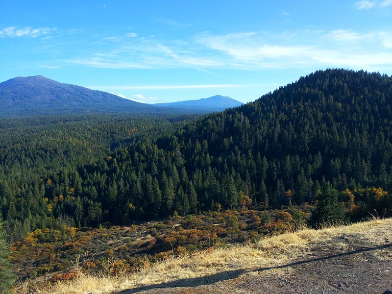 Forest-covered Mountains — Green, Serene, Autumn