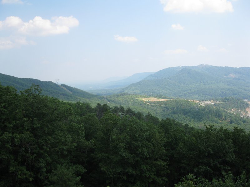 forest-covered mountains landscape