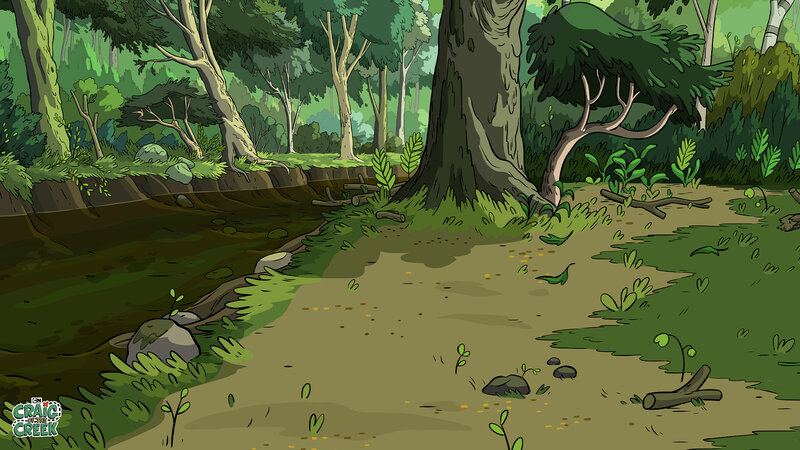 Forest Creek Scene