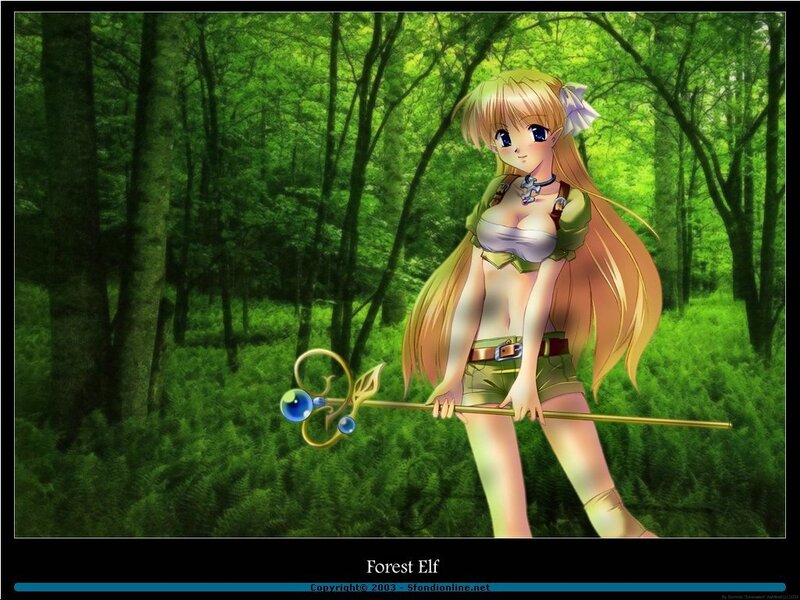 Forest Elf with Staff