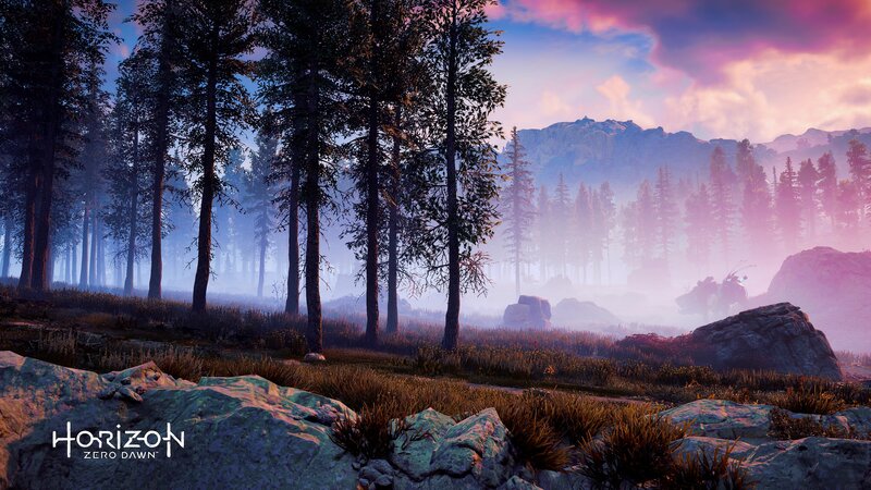 Forest Landscape at Dawn