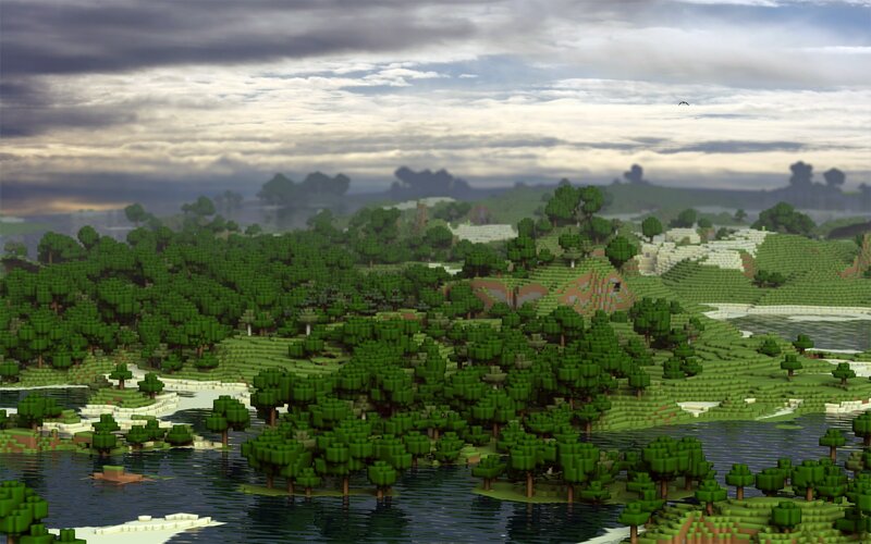 Forest Landscape in Game — Green, Serene, Afternoon