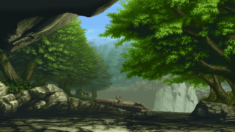 Forest Landscape Scene
